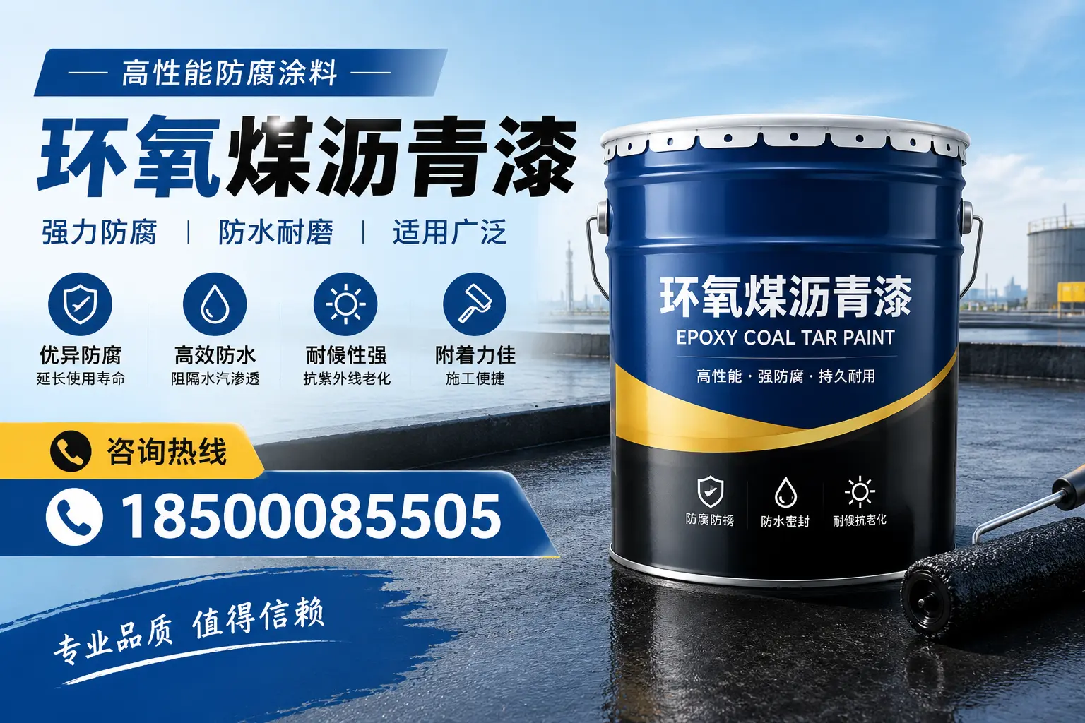 环氧煤沥青漆的主要成分与功能，岳阳用户深度了解